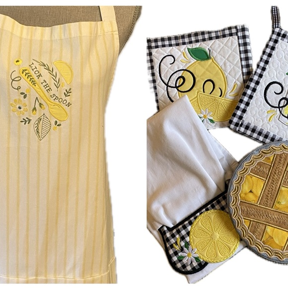 Apron and Potholder Set - Picture 1 of 3